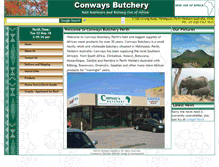 Tablet Screenshot of conwaysbutchery.com.au